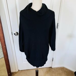Black cowl neck sweater